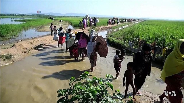 Indonesia navy pushes Rohingya refugee boat out of territorial waters amid growing hostility from locals