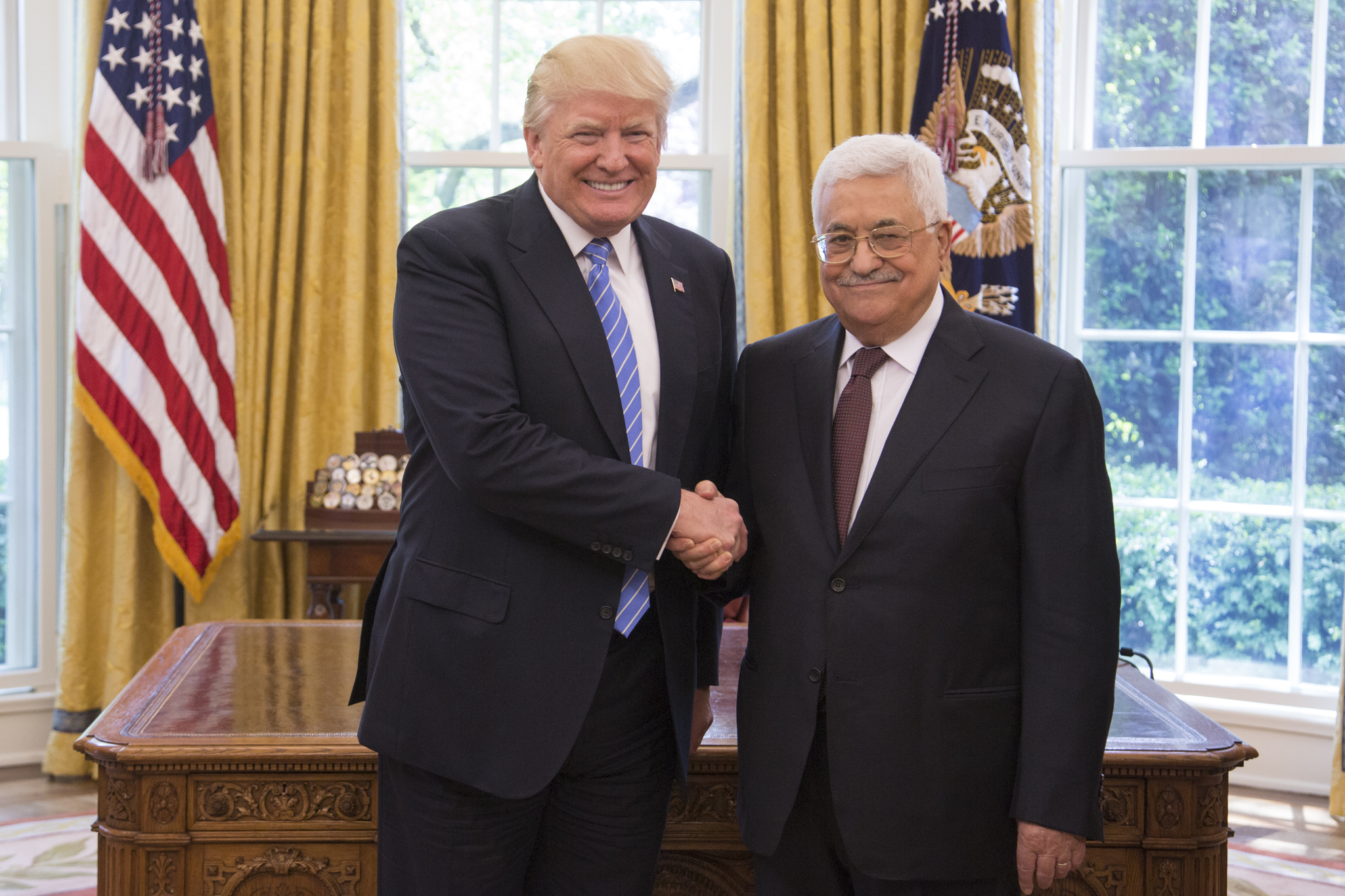 Palestine president says he will cease accepting US aid