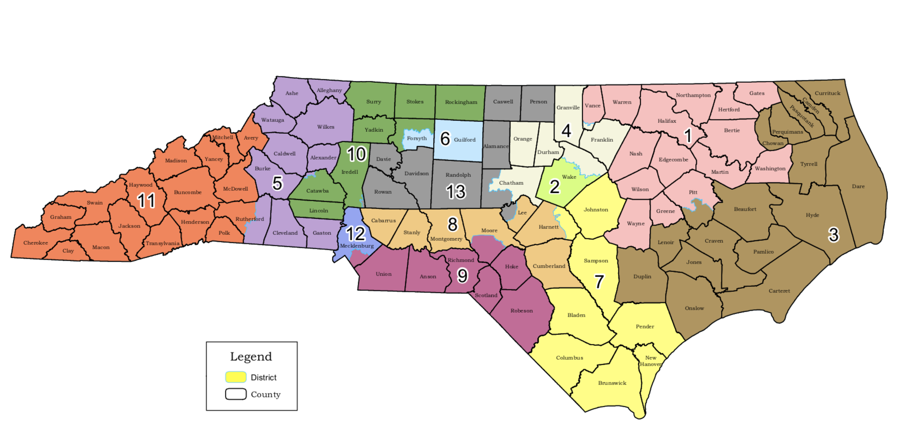 North Carolina legislature enacts new congressional map