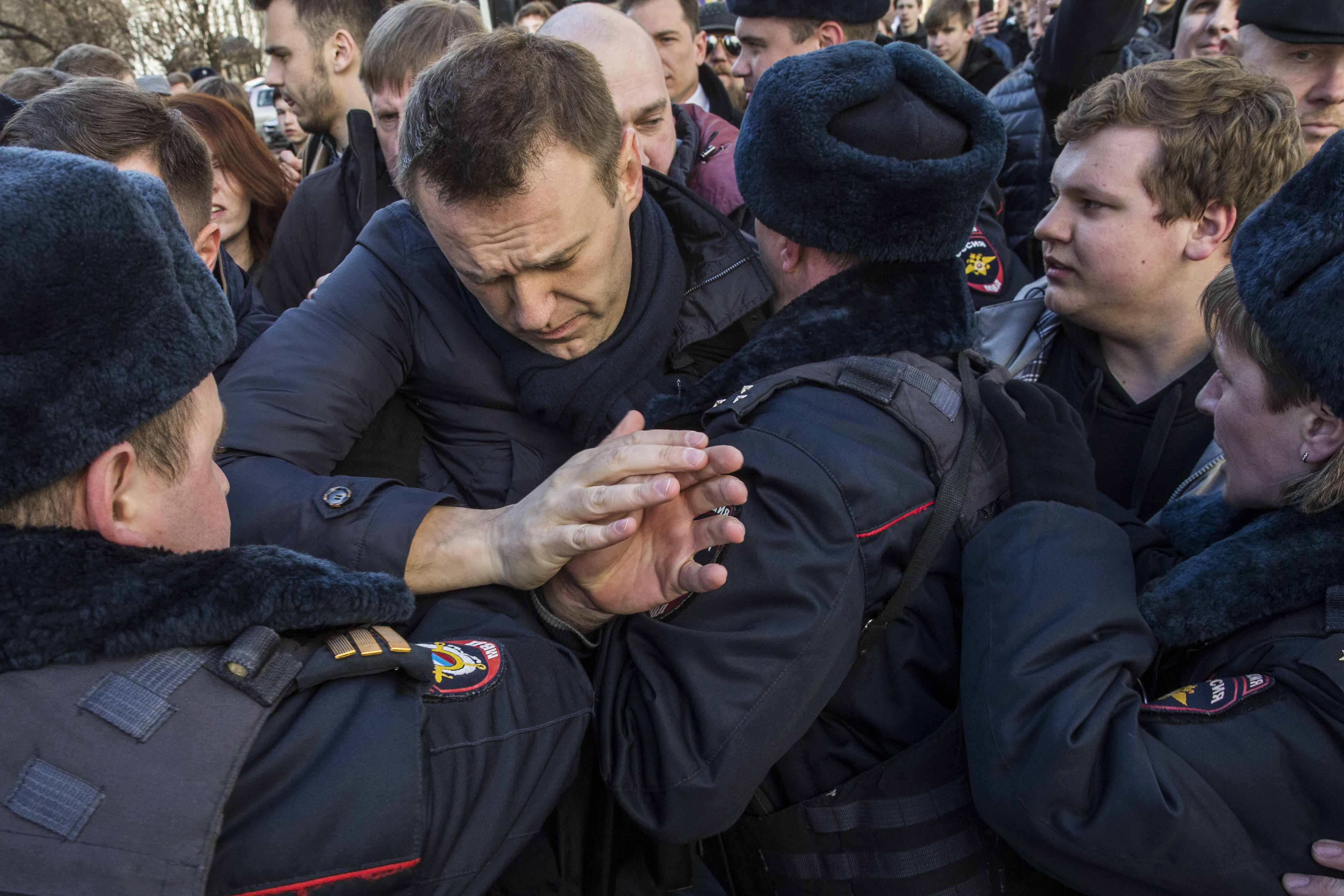 Russian dissident Alexei Navalny’s lawyers arrested on extremism charges