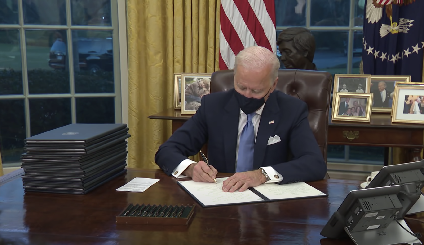 Biden signs executive order designed to protect access to contraception