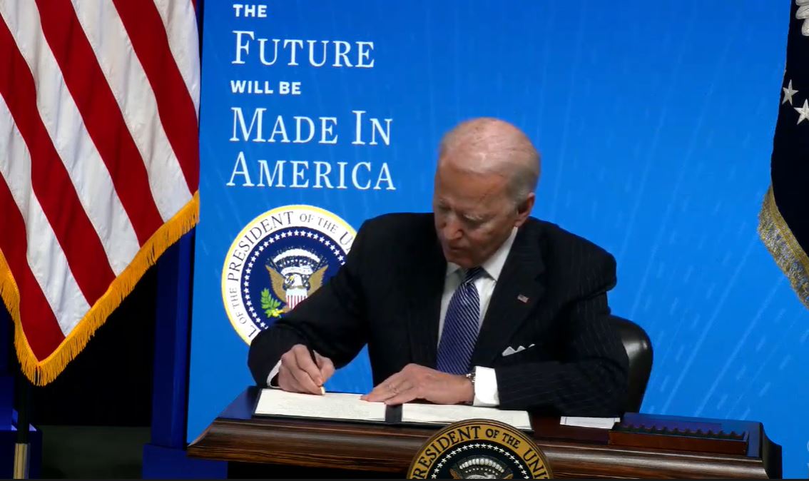 Biden proposes &#8216;Buy American&#8217; rule to support US workers, manufacturing