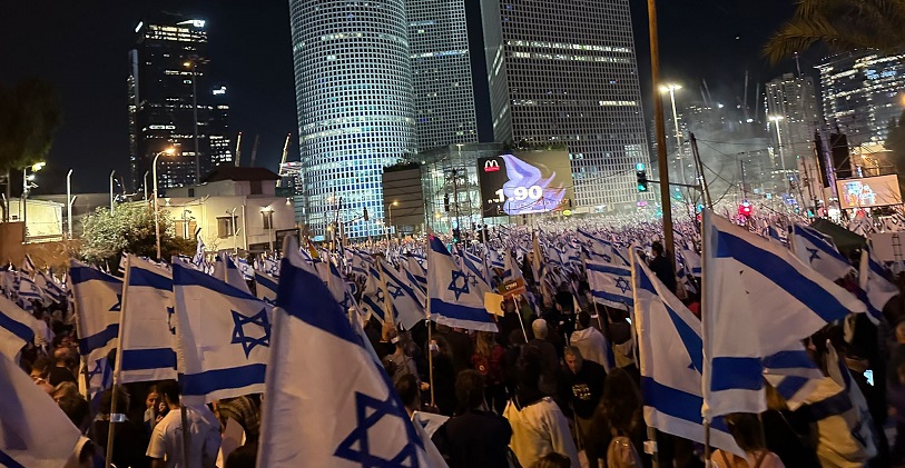 Israel dispatch: mass protests continue as state legal advisor spars with national security chief over dismissal of cautious Tel Aviv police commander