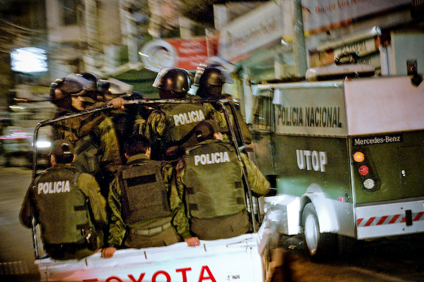 Bolivia protesters arrested for attempting to prevent former president&#8217;s arrest